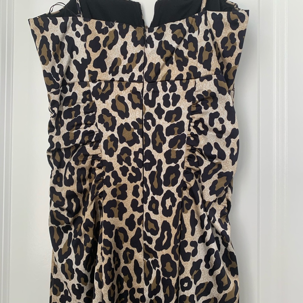 Cache Leopard Print Dress - image 7